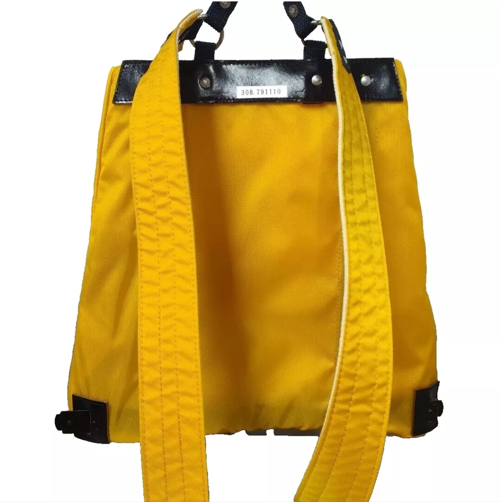 Vintage Go Pack Yellow & Black Daypack Backpack, 15"Wx14"H, Sears, NOS, No Box - Picture 3 of 6